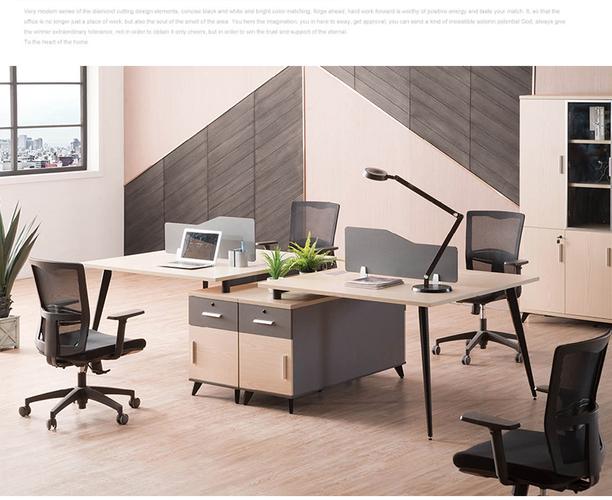 新设计促销家庭办公家具办公桌呼叫中心工作站办公桌4人